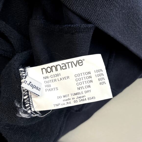 Nonnative Hoodie Sweatshirt Coach Hoody Adult Large Navy Blue Made in Japan NWT - Picture 5 of 9